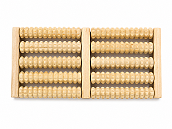 10-Roller Wooden Foot Massager – Manual Foot Massage Roller - 5