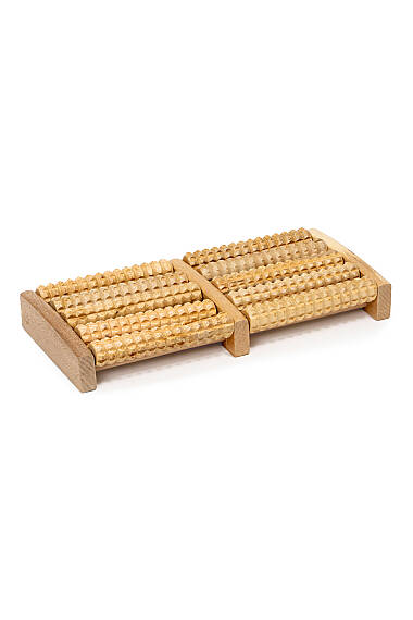 10-Roller Wooden Foot Massager – Manual Foot Massage Roller - 1