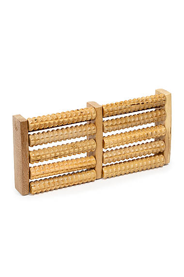10-Roller Wooden Foot Massager – Manual Foot Massage Roller - 3