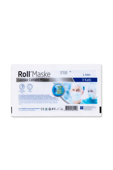 3 Katlı Tek Kullanımlık Maske Rol maske - 5
