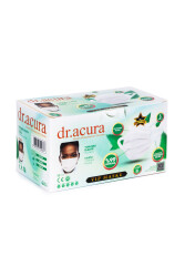 3-lagige 50er-Packung Weiße Weiche Elastische Maske – Bequemer und Sicherer Schutz - 2