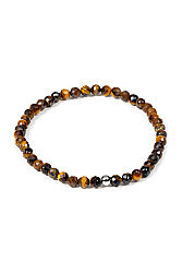 3 MM Tigerauge Naturstein Armband – Elegantes Energiearmband - 1