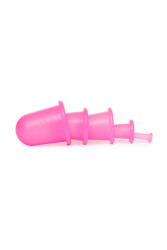 5er Set Silikon-Massagebecher - Rosa - 2
