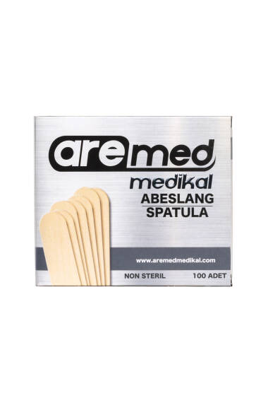 Abeslang en bois, bâtonnet de langue 100 pièces - 2