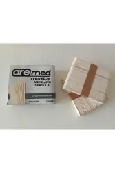 Abeslang Holz Zungenstäbchen 100 Stück - 5