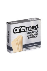 Abeslang Holz Zungenstäbchen 100 Stück - 4