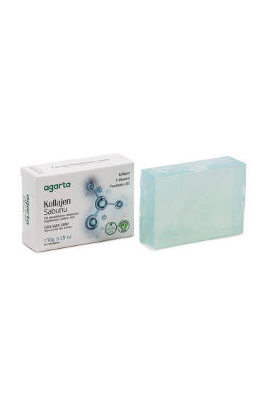 Agarta Natural Collagen Skin Care Soap 150 g – Herbal & Natural Soap - 2