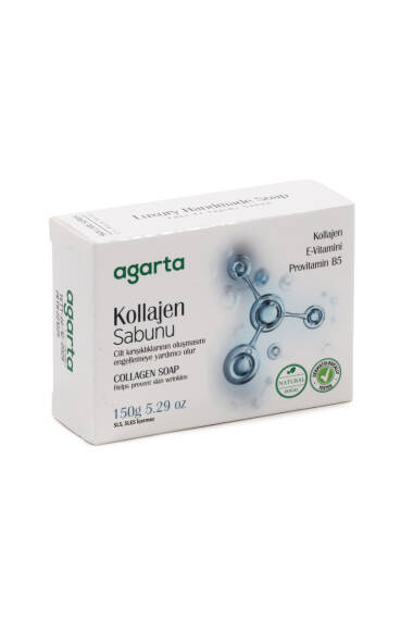 Agarta Natural Collagen Skin Care Soap 150 g – Herbal & Natural Soap - 3