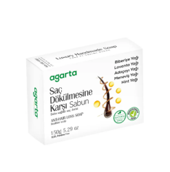 Agarta Natural Skin Care Soap for Hair Loss 150 g – Herbal & Natural Soap - Agarta