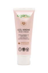 Agarta Natürliche Rosencreme 75 ml – Feuchtigkeitsspendende & Pflegende Hautcreme - Agarta
