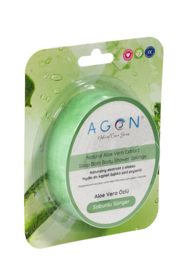 Aloe Vera Sabunlu Vücut Duş Süngeri - 9