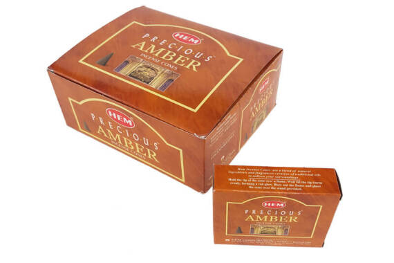 Amber Conical Incense - 4