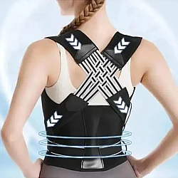 Anti-Hunchback Posture Corrector Brace – Adjustable Back & Shoulder Support for Proper Posture - 2