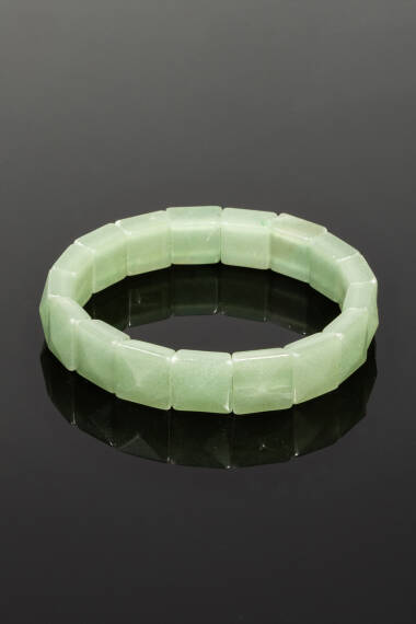 Aventurin Taşı Doğal Taş Rolex Bileklik - 5