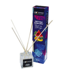 Bambu Çubuklu Oda Kokusu – Karpuz & Mango 50ml (Kare Şişe) - Mirac