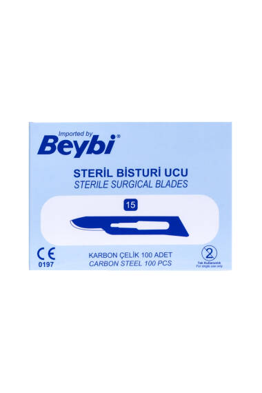 Bistüri 15 Numara (100 Adet) - 1