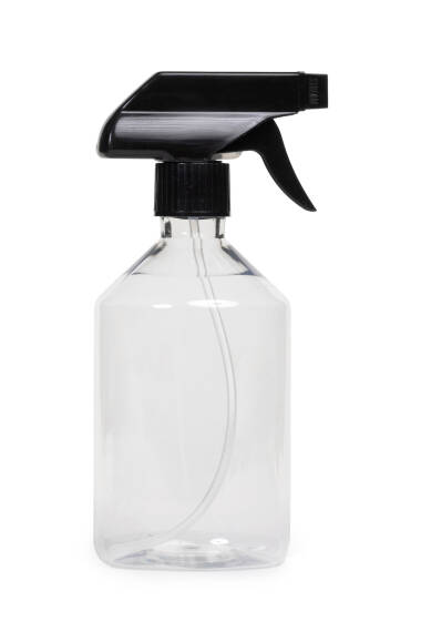 Black Trigger Spray Bottle - 500 ml Thick PET Bottle - 1