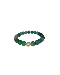 Blue Agate Natural Stone Bracelet - 