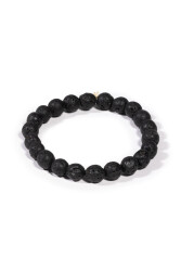 Bracelet en Pierre de Lave Naturelle - 
