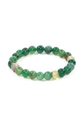 Bracelet en Pierre Naturelle d’Agate Verte - İpekyol
