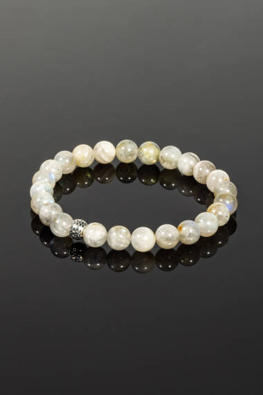 Bracelet en Pierre Naturelle de Labradorite - 3