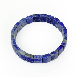 Bracelet en Pierre Naturelle de Lapis Lazuli (Carré) - 5