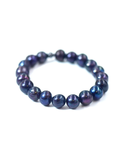 Bracelet en Pierre Naturelle de Perle Noire - 2