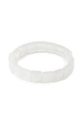 Bracelet en Pierre Naturelle de Quartz Cristal - İpekyol