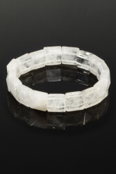 Bracelet en Pierre Naturelle de Quartz Cristal - 5