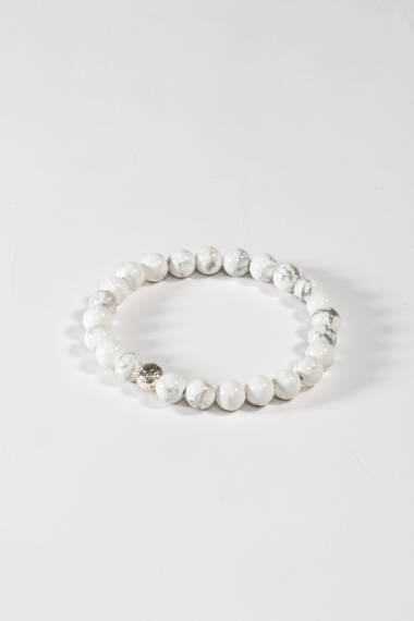 Bracelet en Pierre Naturelle Howlite - 2