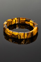 Bracelet en pierre naturelle Œil de Tigre - 5