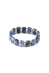 Bracelet en pierre naturelle Sodalite à perles Rolex - İpekyol