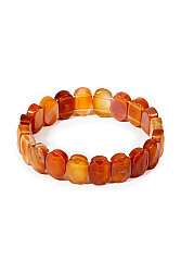 Bracelet Ovale Style Rolex avec Pierre d’Agate – Bracelet Femme Plaqué Or - İpekyol