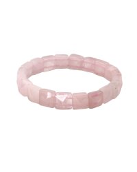 Bracelet Rolex Carré en Pierre Naturelle Quartz Rose – Fait Main et Élégant - İpekyol