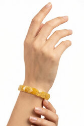 Bracelet Rolex en Pierre Naturelle de Calcite – Bracelet Unisexe Élégant - 3