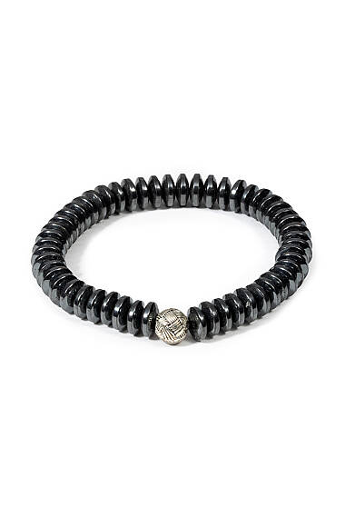 Bracelet Rolex en Pierre Naturelle d’Hématite (Effet Écaillé) – Bracelet Brillant Unisexe - 1