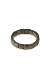 Bracelet Rolex en Pierre Naturelle Pyrite - İpekyol