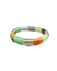 Bracelet Rolex Fin en Pierres Naturelles Chakra (Rectangulaire) – Bracelet Unisexe Élégant - İpekyol