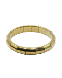 Bracelet Rolex Jaune en Pierre Naturelle Hématite - İpekyol