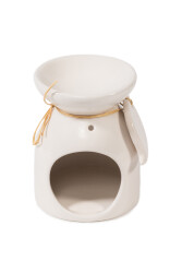 Brûleur d’Encens Feuille – Blanc - 1