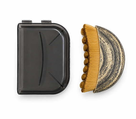 Brosse de Massage Drainage Lymphatique Motif Léopard avec Étui - 6