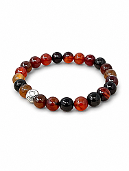 Brown Agate Natural Stone Rolex Bracelet - 