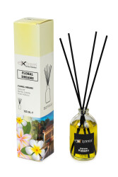 Bâton décoratif en bambou Parfum d'ambiance - Rêves floraux 100ml (rond) - 1