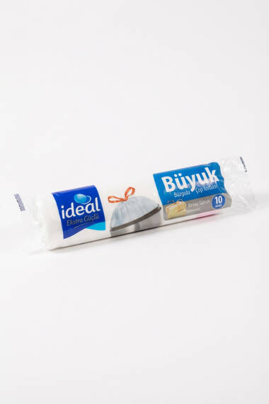 Büyük Boy Büzgülü Beyaz Sabun Kokulu Çöp Torbası - 2