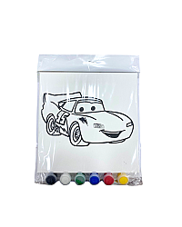 Cars Tuval Boyama Seti - 
