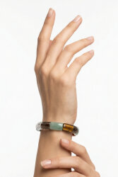 Chakra Natural Stone Slim Rolex Bracelet (Rectangular) – Elegant Unisex Bracelet - 3