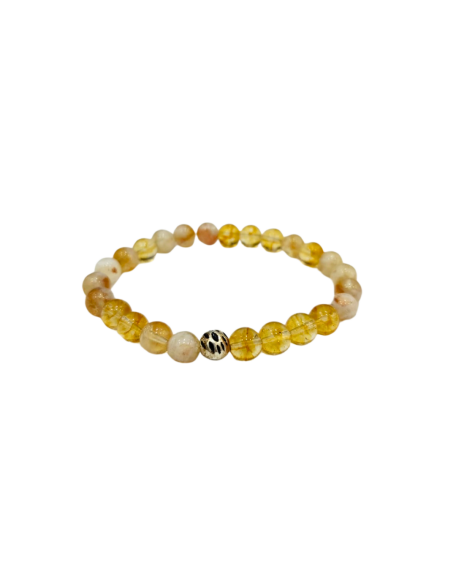 Citrin Naturstein-Armband: - 2