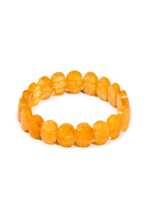 Citrine Natural Stone Rolex Bracelet (Oval) - İpekyol
