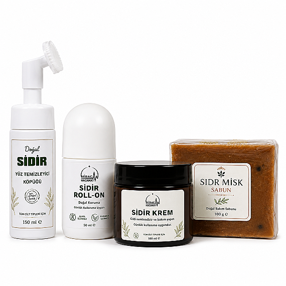 Coffret de Soin Sidr | Savon Sidr, Mousse Nettoyante, Roll-On & Crème Sidr - 1