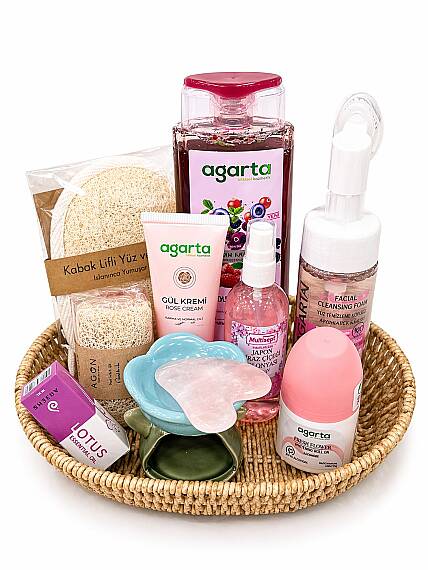 Coffret Éclat de Rose – Kit de Soin Femme | Spa & Aromathérapie | Gua Sha, Brûle-Parfum, Produits à la Rose - 2